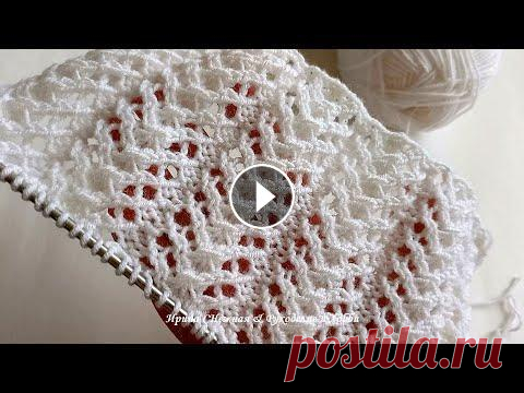 Таким узором буду вязать кофточку на лето - Ажурные дорожки спицами "Звезда в ажуре" Ажурные дорожки спицами "Звезда в ажуре" - это вертикальный ажурный узор, способный очаровать своей контрастной и эффектной прозрачной струк...