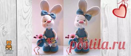 Зайка Злата крючком описание | Амигуруми крючком - Блог