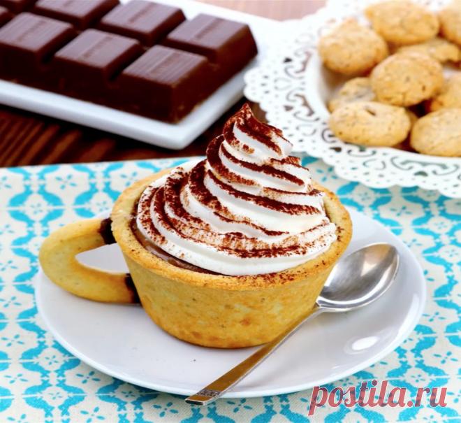 💖ШОКОЛАДНЫЙ МУСС В ЧАШКЕ ИЗ ТЕСТА: ПРОСТО ЗАГЛЯДЕНЬЕ!💖