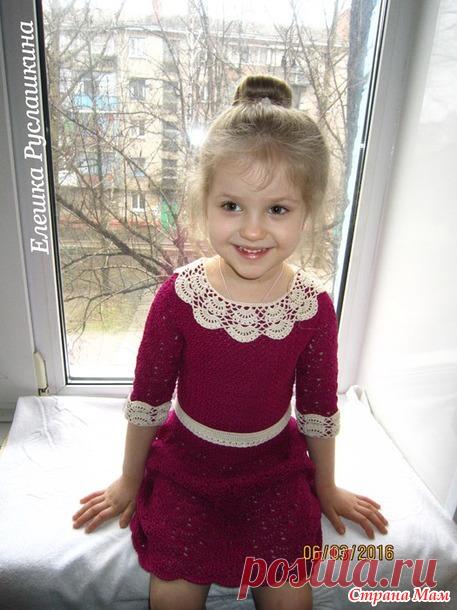 Платье Отличница Винтаж) - Вязание - Страна Мам
