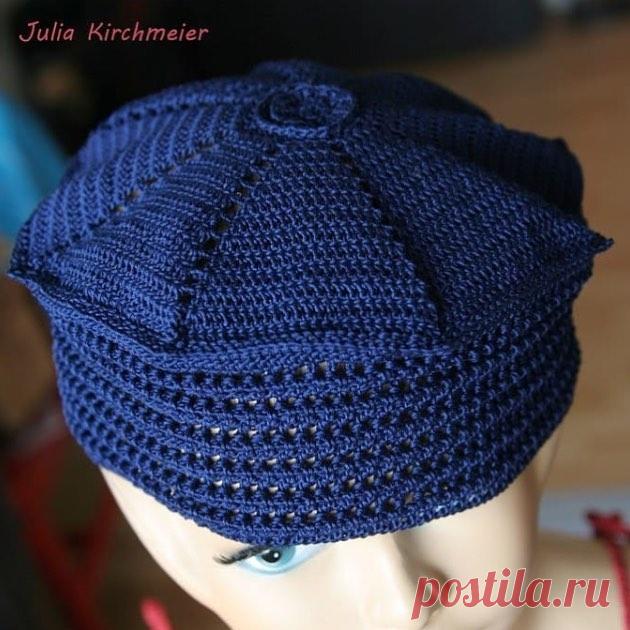 Берет крючком от @kirchmeierjulia 💕💕💕
#довяжуипокажу #береткрючком #вязаныйберет #вязаниекрючком