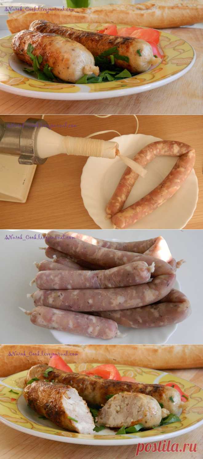 Куриная колбаса.