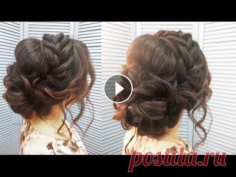 Свадебная прическа,вечерняя,прическа на выпускной. Wedding, evening, prom hairstyle ▣ Записаться ко мне на Курс - ▣ Instagram: ▣ Подписаться на канал - ______________________________________________ ▣ Онлайн курс "Модельер причес...