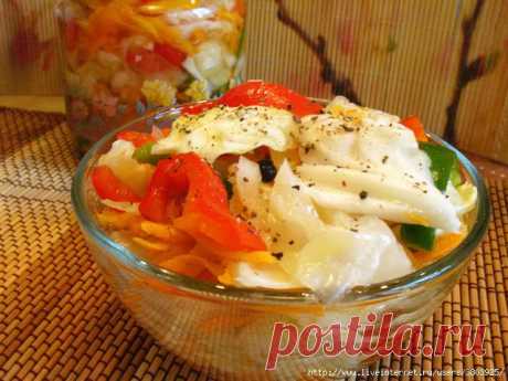 БыстроКвашеная капуста - готова за сутки!.