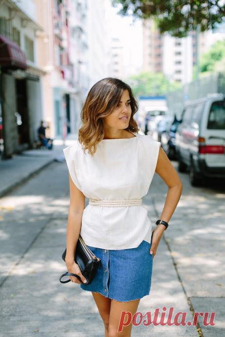 Простейший летний топ ( выкройка Diy) / Простые выкройки / ВТОРАЯ УЛИЦА