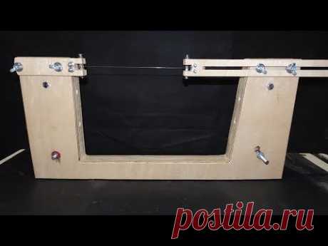 Homemade Bandsaw. Portable Toptable Drill Powered Bandsaw. Woodworking Tools