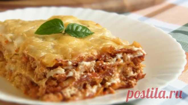 Как приготовить лазанью с фаршем: пошаговый рецепт