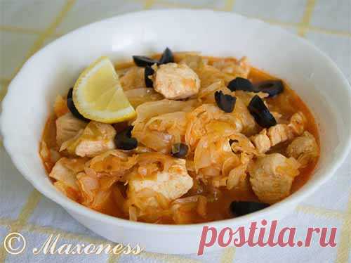 Солянка с курицей