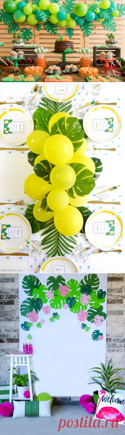 Оформление праздников бумажными листьями - Домашний hand-made