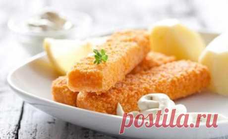 Хрустящие, сочные и пикантные рыбные палочки — Вкусные рецепты
