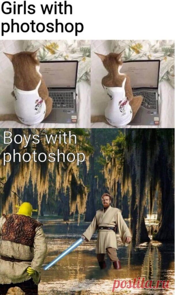 Юноши и девушки с фотошопом

#funny #memes #girls #boys #photoshop #cats
