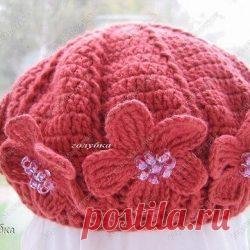 Интересный берет. Описание вязания, схемы (Вязание крючком) | Журнал Вдохновение Рукодельницы