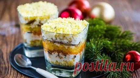 Салат мимоза со шпротами