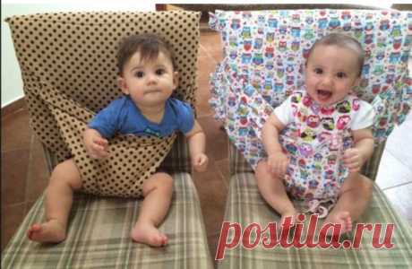 Интересная идея для мам и бабушек. И малыш не упадет!