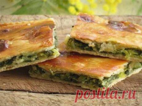 Пирог с зеленью | Домашняя кулинария