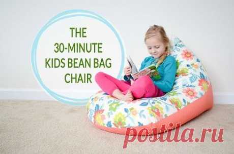 Tutorial: 30 minute kids bean bag chair | Sewing | CraftGossip.com