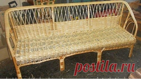 Плетение мебели из ивы своими руками, подготовка сырья для работы