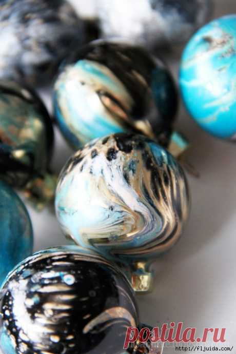 Техника аэрозольного марморирования