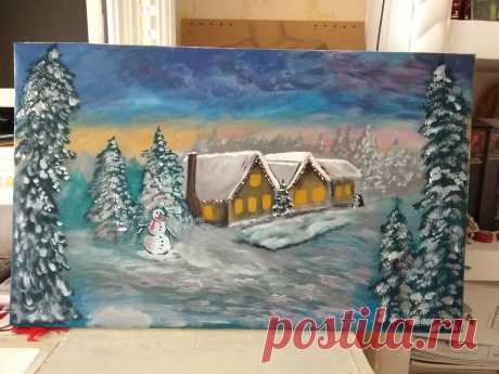 Зима, работа Рашкована Александра