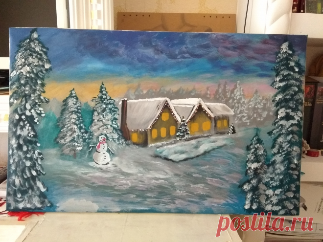 Зима, работа Рашкована Александра