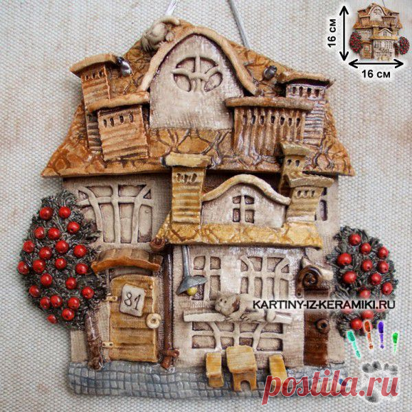 Картины из керамики | Керамика и изделия из глины