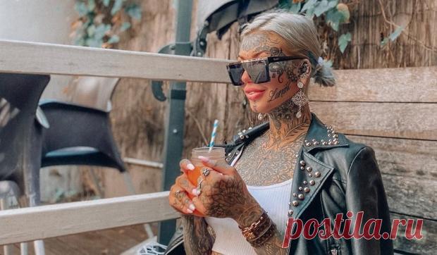 Девушка-дракон ослепла на три недели после очередной процедуры татуажа глаз