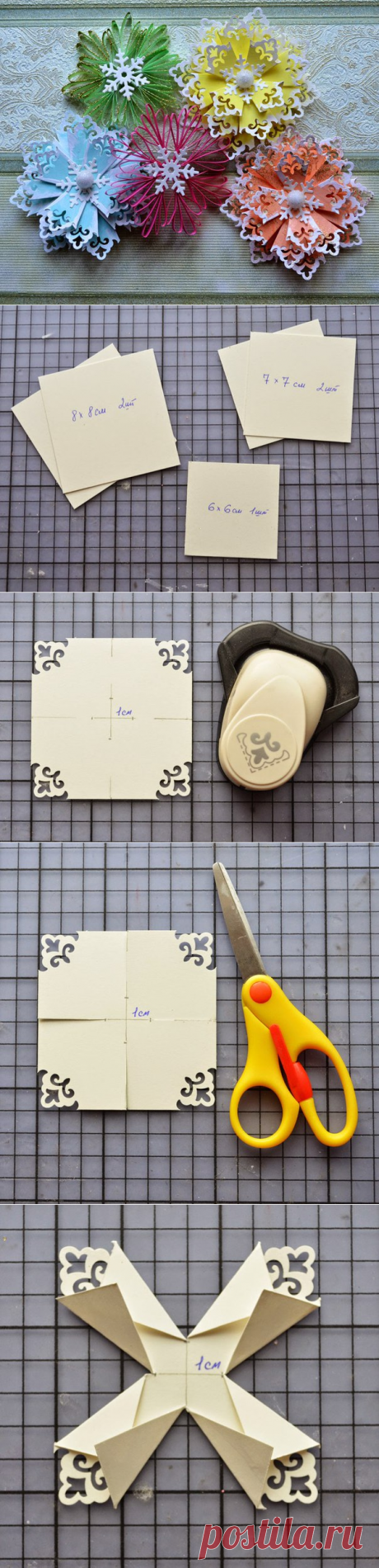 Готовимся к новому году: Красивые снежинки из бумаги — Рукоделие