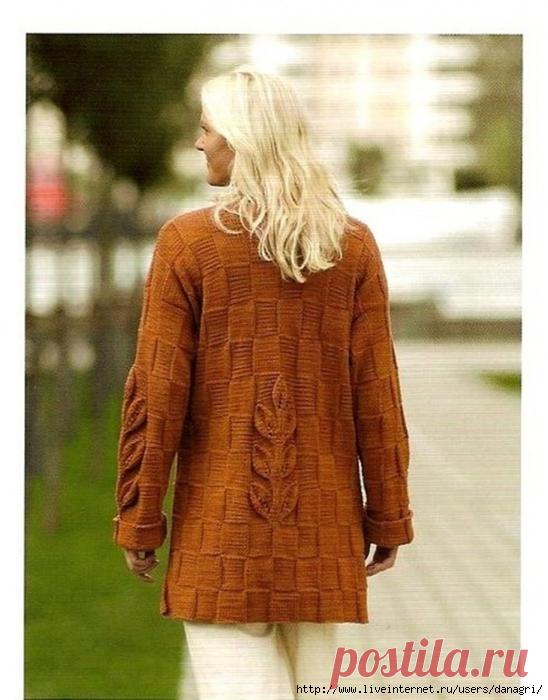 Цитата: пальто спицами