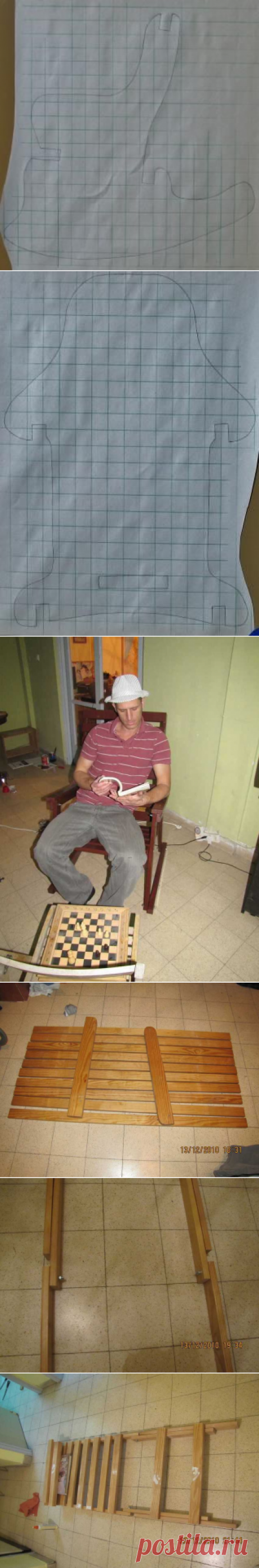 Кресло качалка без гвоздей своими руками