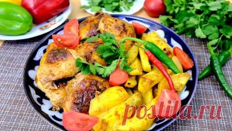 😍🔥НАСТОЛЬКО ВКУСНО😋ЧТО НА СТОЛЕ НИЧЕГО НЕ ОСТАЕТСЯ💯 РЕЦЕПТ БЕСПОДОБЕН👌 ВКУСНЫЙ УЖИН❗ УЗБЕКСКАЯ КУХНЯ Потрясающий ужин, Быстрый рецепт  который легко приготовить из самых простых ингредиентов. Вам понравится его легкий  мясной рецепт, легкий способ приготовле...