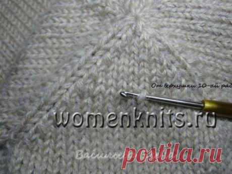 Удлиненная шапочка и снуд спицами «Love is...»