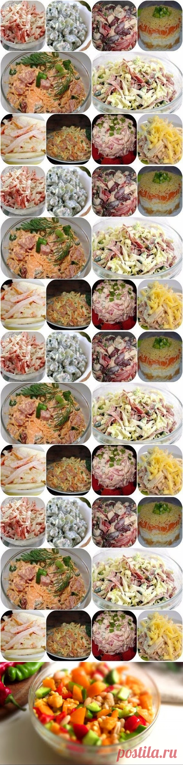 ТОП-10 САМЫХ БЫСТРЫХ САЛАТОВ!