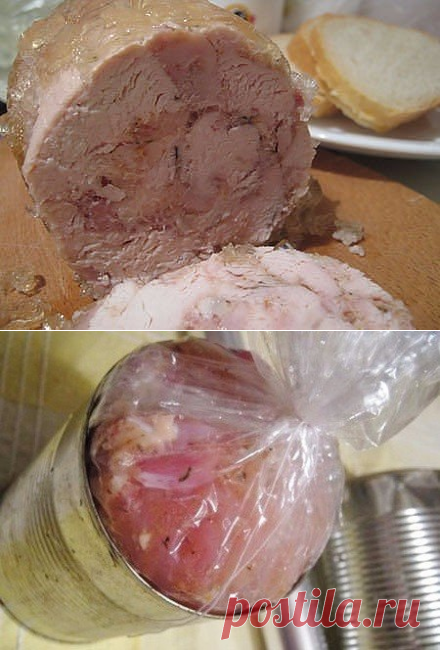 Куриная ветчина в банке