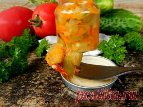 Салат Донской на зиму без стерилизации рецепт с фото пошагово - 1000.menu