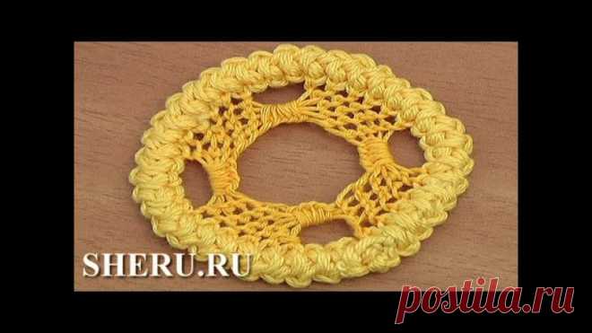 Румынские кружева Урок 85 Круглый элемент