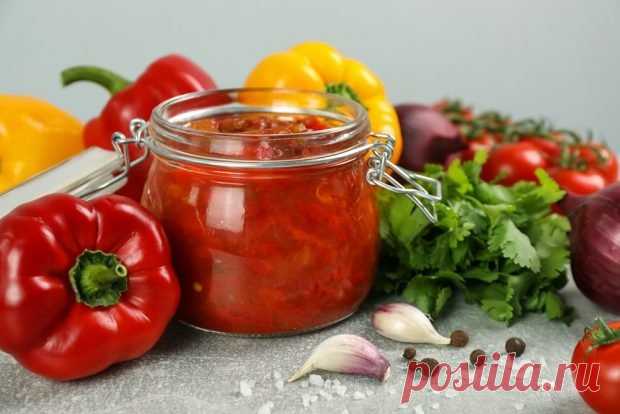 Ленивое лечо из перцев и помидоров на зиму — Домашняя кулинария
