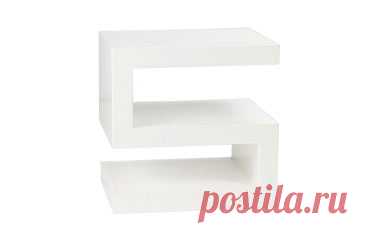 Стол-консоль Z-table, белый Небольшая, но стильная, элегантная и функциональная консоль. Модель выполнена из белого МДФ, покрытого глянцевым лаком. Такое изделие может быть использовано в ...