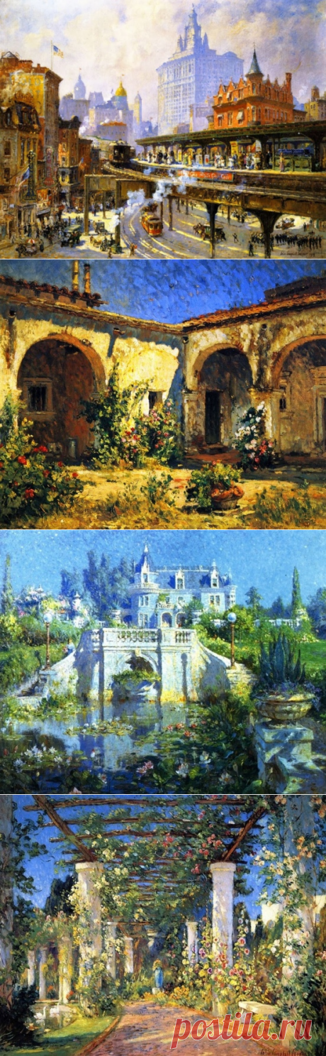 Художник Колин Кэмпбелл Купер (Colin Campbell Cooper). Картины