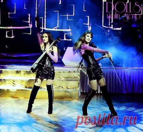 Шоу-дуэт Violin Group DOLLS - церемония награждения в гостинице &quot;Украина&quot;