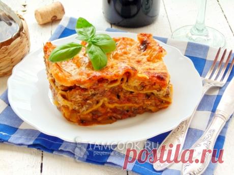Овощная лазанья, рецепт с фото