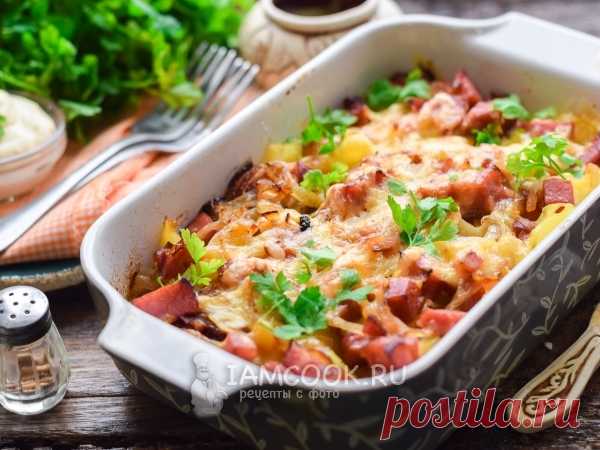 Картошка с ветчиной и сыром в духовке. Если вы любите очень вкусные блюда, которые готовятся быстро, то картофель с ветчиной и сыром в духовке - именно то, что нужно!