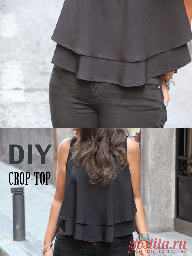 CROP-TOP.Выкройка.
