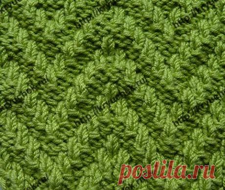 Резинка Хлебный колос спицами (видео урок) | Kryuchek.ru