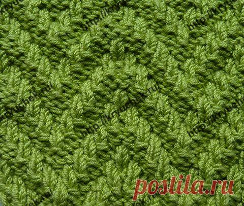 Резинка Хлебный колос спицами (видео урок) | Kryuchek.ru