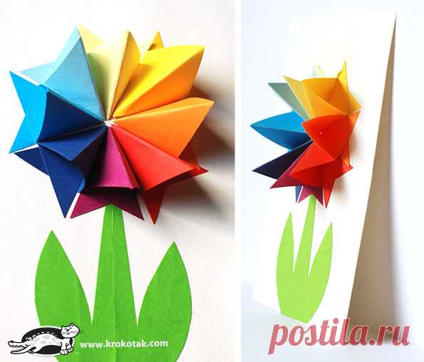 Paper flowers | krokotak