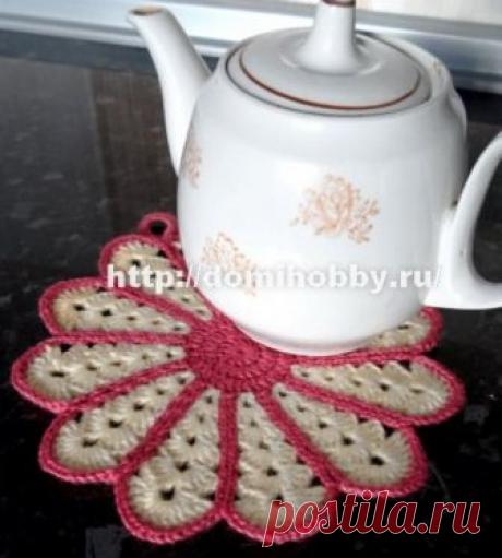 Вязание прихватки для кухни