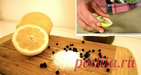 Лимон + соль + перец = мощное лекарство для лечения этих 9 проблем со здоровьем! – Омутнинские Вести+