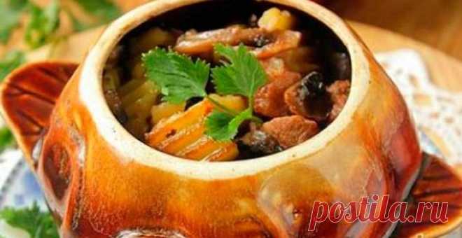 Свинина в горшочках с картофелем и овощами | Рецепты | Домашние рецепты | Кулинарный портал