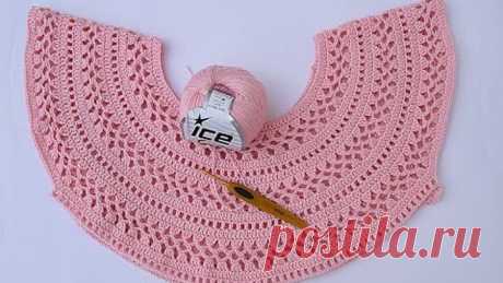 Crochet women's yoke @Majovel crochet #stayhomeknittingcrochet #crochet
