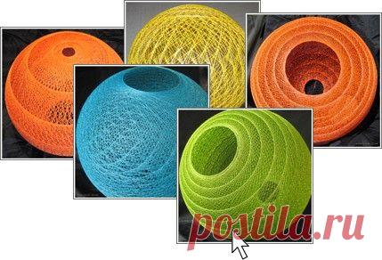 LOBZIK - ЛОБЗИК - Шары из ниток - Идея дня. - Новости